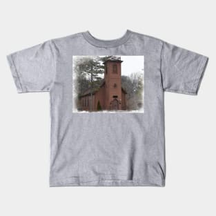 Little Brown Church In The Vale Kids T-Shirt